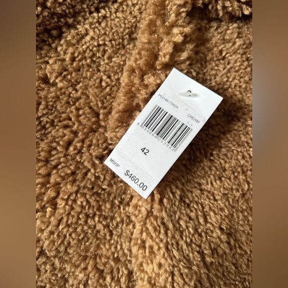 Seventy Venezia Short Faux Fur Jacket size 42/us size 6 - Picture 8 of 13